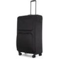 Stratic Reisekoffer Bendigo Light Style 84 cm erweiterbar 4 Rollen 105 l - Schwarz