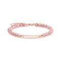 Armband rosa Perlen roségold