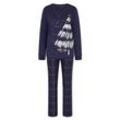 Triumph - Pyjama-Set - Blue light 36 - Winter Moments - Homewear für Frauen