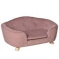 PawHut Hundebett mit Kissen 70B x 47T x 30H cm