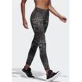 Große Größen: adidas Performance Funktionstights »WOMAN ESSENTIAL AOP TIGHT«, schwarz bedruckt, Gr.XL