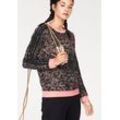 Große Größen: adidas Performance Sweatshirt »WOMAN ESSENTIAL AOP SWEATSHIRT«, rosa, Gr.L