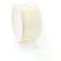 Chiffonband, creme, 40 mm, 5 m