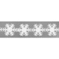 Weihnachtliche Fensterdeko "Schneeflocke", 17 cm hoch, 1,8 m lang