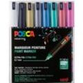 POSCA Metallic-Marker, extra fein, PC1MR, 8 Stifte