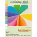 buttinette Fotokarton-Block, Pastellfarben, 24 x 34 cm, 20 Blatt