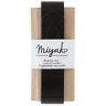 Lederriemen "Miyako" für Taschen, schwarz, Länge: 49,5 cm