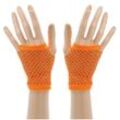 Netz-Handschuhe, neonorange