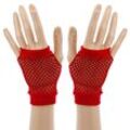 Netz-Handschuhe, rot