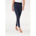 Große Größen: adidas Performance Leggings »ESSENTIALS 3 STRIPES TIGHT«, marine-weiß, Gr.XXL