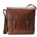 Esquire Vienna Umhängetasche Leder 30 cm sattle