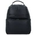 The Chesterfield Brand Wax Pull Up Rucksack Leder 39 cm Laptopfach schwarz