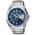 Quarzuhr CASIO EDIFICE "EF-129D-2AVEF" Armbanduhren blau (silberfarben) Herren Quarzuhren