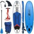 Inflatable SUP-Board EXPLORER "Stream 10.2" Wassersportboards Gr. 310 x 85 x 15 cm 310 cm, bunt (blau, weiß, rot) Stand Up Paddle Wassersportboards