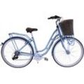 Cityrad FASHION LINE Fahrräder Gr. 48 cm, 28 Zoll (71,12 cm), blau Fahrräder