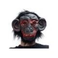 Goods+Gadgets Kostüm Gorilla Maske Affenmaske aus Latex