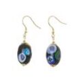Bella Carina Paar Ohrhänger Ohrringe mit Murano Glas Mosaik Perlen