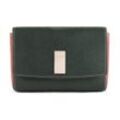 Piquadro Dafne Clutch Tasche RFID Leder 19 cm green-natural tan