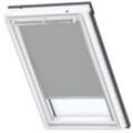 Dachfensterrollo DKL MK06 0705S, VELUX, verdunkelnd, VELUX »Pick & Click!«, grau