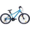 HAWK Bikes Jugendfahrrad HAWK Mountain Trail Youth, 21 Gang microSHIFT, blau