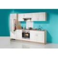 wiho Küchen Küchenzeile Tilda, inkl. Elektrogeräte - mit Edelstahl-Kochmulde, Breite 270 cm, weiß
