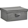 Zeller Present Organizer Faltbar (1 St), Aufbewahrungsbox, mit Deckel, Tiefe: ca. 35 cm, Breite: ca. 41 cm, grau