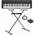 CASIO Home-Keyboard Piano-Keyboard-Set CT-S1BKSET (Set, inkl. Keyboardständer, Sustainpedal und Netzteil), ideal für Piano-Einsteiger und Klanggourmets;, schwarz