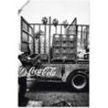 Artland Wandbild CocaCola-LKW in El Jadida - Marokko, Auto (1 St), als Alubild, Outdoorbild, Leinwandbild, Poster, Wandaufkleber, schwarz
