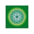 Artland Glasbild Blume des Lebens 3, Muster (1 St), in verschiedenen Größen, grün