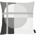 APELT Dekokissen Raoul, im Bauhaus-Stil, Kissenhülle ohne Füllung, 1 Stück, grau|schwarz|weiß