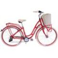 Cityrad FASHION LINE Fahrräder Gr. 48 cm, 28 Zoll (71,12 cm), rot Alle Fahrräder