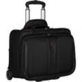 Wenger Business-Trolley Patriot II, schwarz, 2 Rollen, mit 17,3-Zoll Laptopfach & abnehmb. Tasche für Laptops bis 15,6-Zoll, schwarz