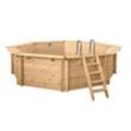 Holzpool ''Java'', Komplettset Ø 4,40 m x 1,36 m