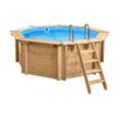 Holzpool ''Java'', Komplettset Ø 3,55 m x 1,16 m