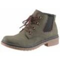 Große Größen: Rieker Schnürboots, khaki, Gr.40