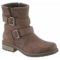 Große Größen: Arizona Bikerboots, taupe, Gr.41