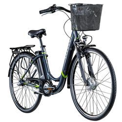 Zündapp Z510 E Bike Damenfahrrad ab 155 cm Rücktritt Pedelec 28 Zoll Fahrrad mit tiefem Einstieg Hollandrad mit 3 Gang Nabenschaltung StVZO