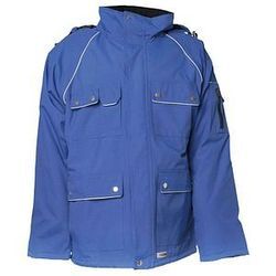 PLANAM® unisex Parka CANVAS 320 kornblau Größe M