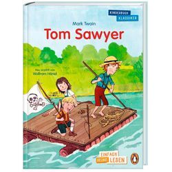 Tom Sawyer / Penguin JUNIOR Bd.4 - Mark Twain, Wolfram Hänel, Gebunden