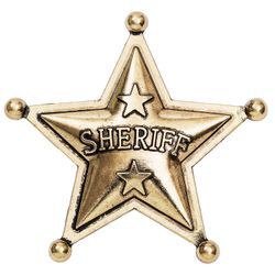 Sheriff-Stern, gold