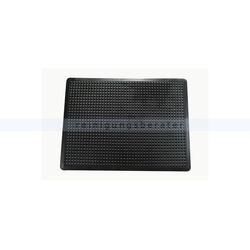 Floortex Anti-Ermüdungsmatte mit Noppen schwarz 61 x 91 cm ergonomische Gummimatte mit schwarz Noppen, Anti-Ermüdung