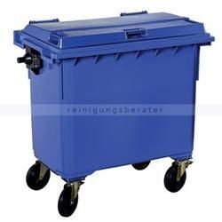 Müllcontainer Orgavente CONTIVIA 4 mobil blau 660 L aus Kunststoff mit Deckel