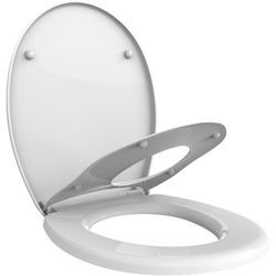 Oval Klodeckel, Toilettensitz Familien, Familien wc Sitz, Toilettendeckel, Kinder wc Sitz, Sitzdurchmesser: Für Erwachsene: 29 x 23.5 cm (11.4 x 9.3