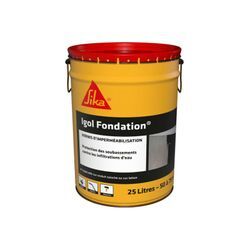 Foundation Abdichtung und Schutzbeschichtung Sika Igol Foundation - Schwarz - 25kg - Noir