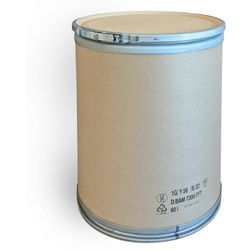 Plasteo - Das ökofass 60 Liter Fass Tonne Fibertrommel Deckelfass Papptrommel Container zur Aufbewahrung von Lebensmitteln BPA-Frei