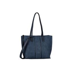 Gabor Shopper Anni, elegant aus Lederimitat mit dezentem Kontrastbesatz, blau