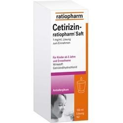 CETIRIZIN-ratiopharm Saft 150 ml