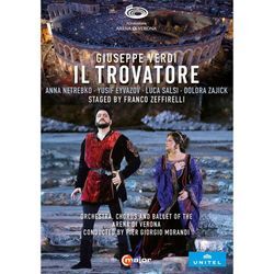 Il Trovatore - Netrebko, Eyvazov, Morandi, Orchestra Arena Di Verona. (DVD)