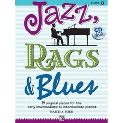 Jazz, Rags & Blues, for piano, w. Audio-CD - Martha Mier, Geheftet