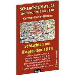 Historische Karten: SCHLACHTEN UM OSTPREUSSEN 1914, Kartoniert (TB)